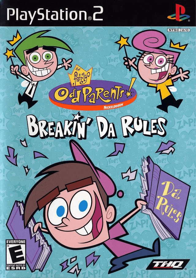 Fairly Odd Parents: Breakin' Da Rules box art for Playstation 2